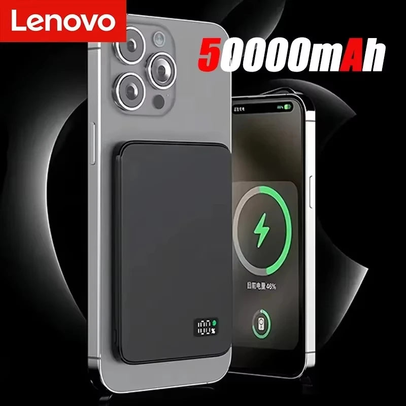 Lenovo 500000mAh Magsafe Magnetic Wireless Power Bank